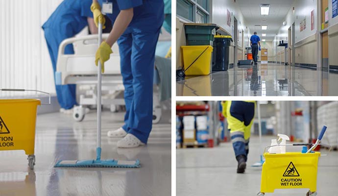 cleaning service in different industries