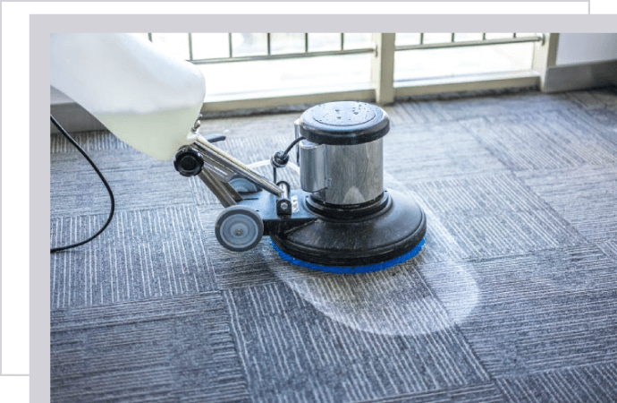 professional cleaning of commercial carpet