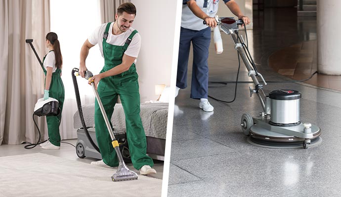 Residential and commercial cleaning