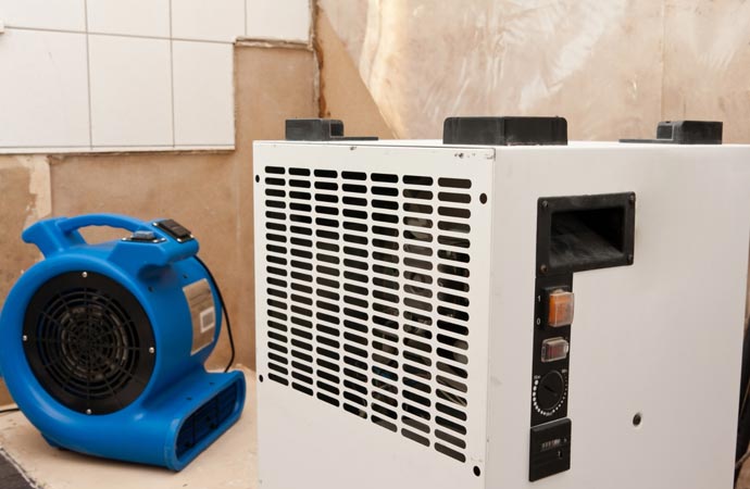 Water damage restoration equipment